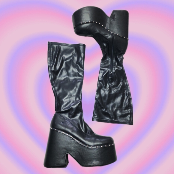 Nasty Gal Shoes - Nasty Gal Platform Tall Boots